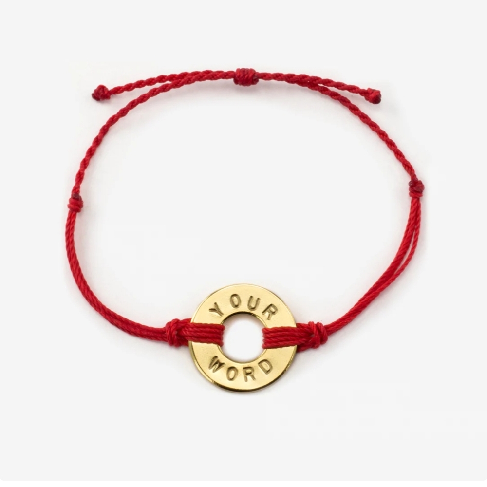 FOCUS my intent word bracelet